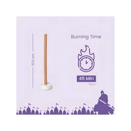 GaneshaSpeaks Lavender & White Wooden Powder Pooja Dhoop Stick-picture-15