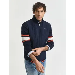 GANT Blue Regular Fit Quilted Jacket-picture-33