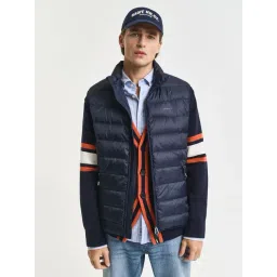 GANT Blue Regular Fit Solid Jacket-picture-43