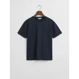 Gant Boys Blue Cotton Solid T-Shirt-picture-26