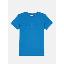 GANT Boys Blue Embroidered T-Shirt-picture-19