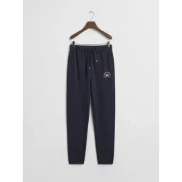 Gant Boys Evening Blue Regular Fit Solid Sweatpants-picture-39