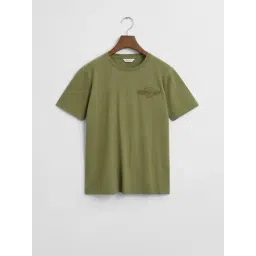 Gant Boys Green Cotton Solid T-Shirt-picture-37