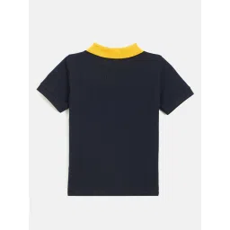GANT Boys Navy Blue Polo T-Shirt image 2