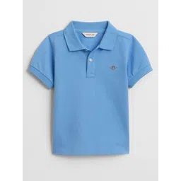GANT Boys Polo Collar Pure Cotton T-shirt-picture-48