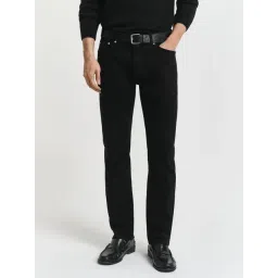 Gant Fashion Black Regular Fit Solid Jeans-picture-38