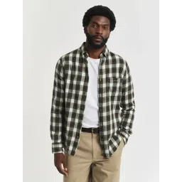 Gant Fashion Cream Regular Fit Checked Shirt-picture-21