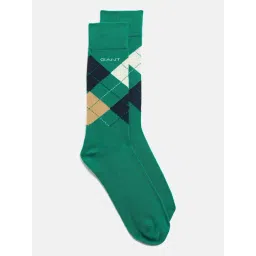 GANT Green Calf Length Argyle Socks-picture-18