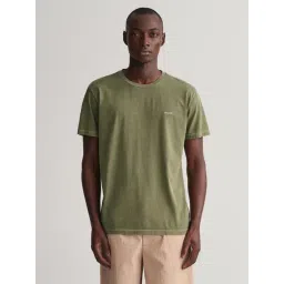 GANT Green Cotton Modern Fit T-Shirt-picture-17