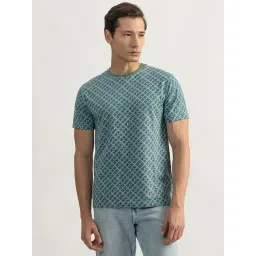 Gant Green Cotton Regular Fit Printed T-Shirt-picture-14