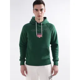 GANT Green  Regular Fit Printed Hooded Sweatshirt-picture-44