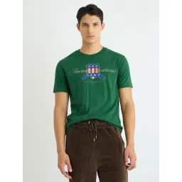 GANT Green Regular Fit Printed T-Shirt-picture-33