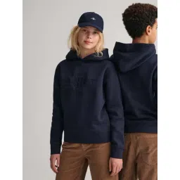 Gant Kids Navy Embroidered Full Sleeves Sweatshirt-picture-35