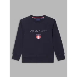 Gant Kids Navy Printed Full Sleeves Sweatshirt-picture-37