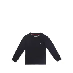 Gant Kids Navy Solid Sweatshirt-picture-33