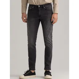 GANT Men Black Slim Fit Heavy Fade Jeans-picture-32