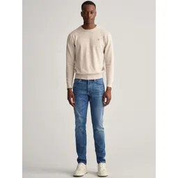 GANT Men Blue Slim Fit Light Fade Jeans-picture-30