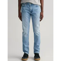 GANT Men Cotton Slim Fit Heavy Fade Jeans-picture-31