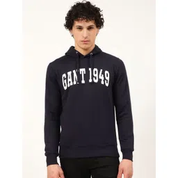 GANT Men Navy Blue Hooded Sweatshirt-picture-33