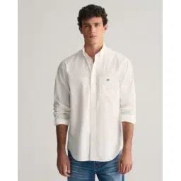 gant Men Regular Fit Button-Down Collar Poplin Shirt-picture-12