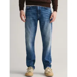 GANT Men Slim Fit Mid-Rise Light Fade Jeans-picture-15
