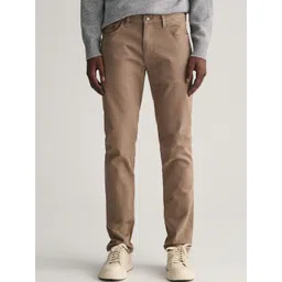 GANT Men Slim Fit Mid-Rise Non Stretchable Cotton Jeans-picture-19