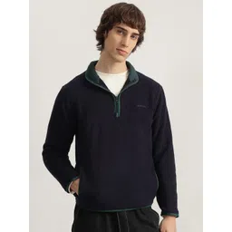 GANT Men Solid Collared Pullover Sweatshirt-picture-31