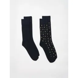 GANT Mens Black Paisley Printed Socks - Pair of 2-picture-32