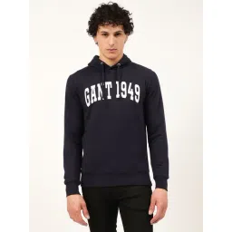 GANT Navy Slim Fit Printed Sweatshirt-picture-29