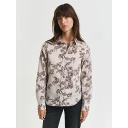 GANT Off White Printed Regular Fit Shirt-picture-34