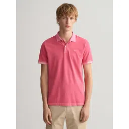 GANT Pink Cotton Regular Fit Polo T-Shirt-picture-44