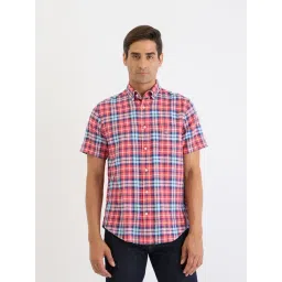GANT Red Regular fit Checks Shirt-picture-11