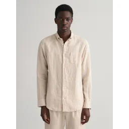 GANT Sand Linen Regular Fit Texture Shirt-picture-46