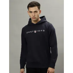GANT Solid Hooded Regular Fit Sweatshirt-picture-33