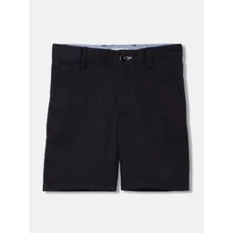 GANT Solid Mid-Rise Regular Fit Shorts-image-1