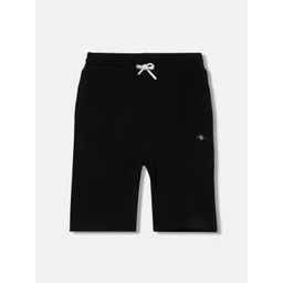 GANT Solid Mid-Rise Regular Fit Shorts-picture-23