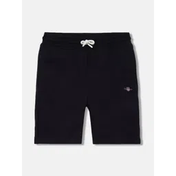 GANT Solid Mid-Rise Regular Fit Shorts-picture-13