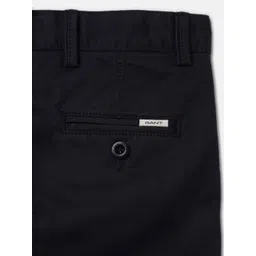 GANT Solid Mid-Rise Regular Fit Shorts image 2