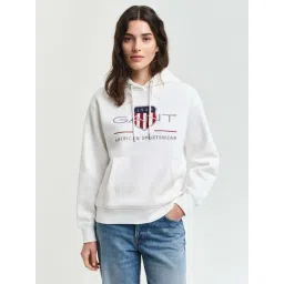 Gant White Cotton Embroidered Sweatshirt-picture-16