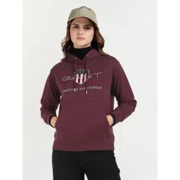 GANT Wine Relaxed Fit Hoodie-picture-25