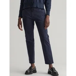 GANT Women Blue Slim Fit Trousers-picture-12