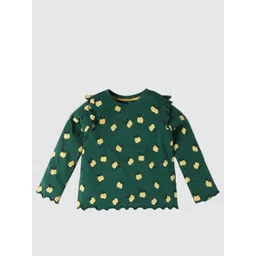 GAP All-Over Kids Girls Conversational Printed Round Neck Pure Cotton Top-picture-21