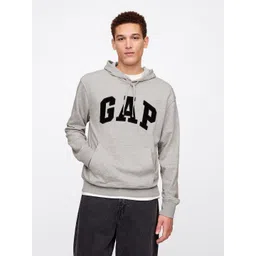 GAP Applique Brand Logo Hooded Sweatshirt-picture-27