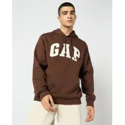 gap Applique Logo Hooded Neck Relaxed Fit Full Sleeves Hoodie-picture-17