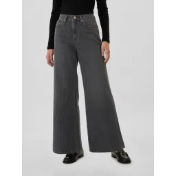 GAP Black Cotton Solid Jeans-picture-22