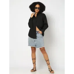 Gap Black Cotton Solid Long Sleeves Relaxed Fit Shirt-picture-14