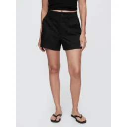 GAP Black Regular Fit Shorts-image-15