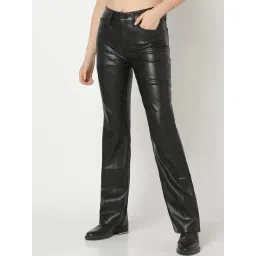 GAP Black Regular Fit Solid Trousers-picture-48