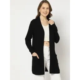 GAP Black Relaxed Fit Solid Shrug-picture-21