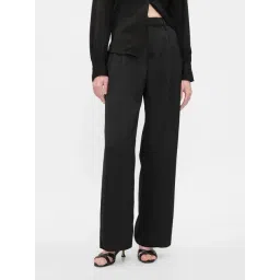 GAP Black Relaxed Fit Solid Trousers-picture-24